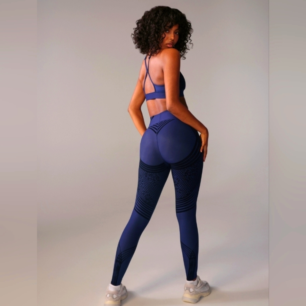 Rihana Savage X Fenty Special FX High-Waist Purple Legging Size Small New